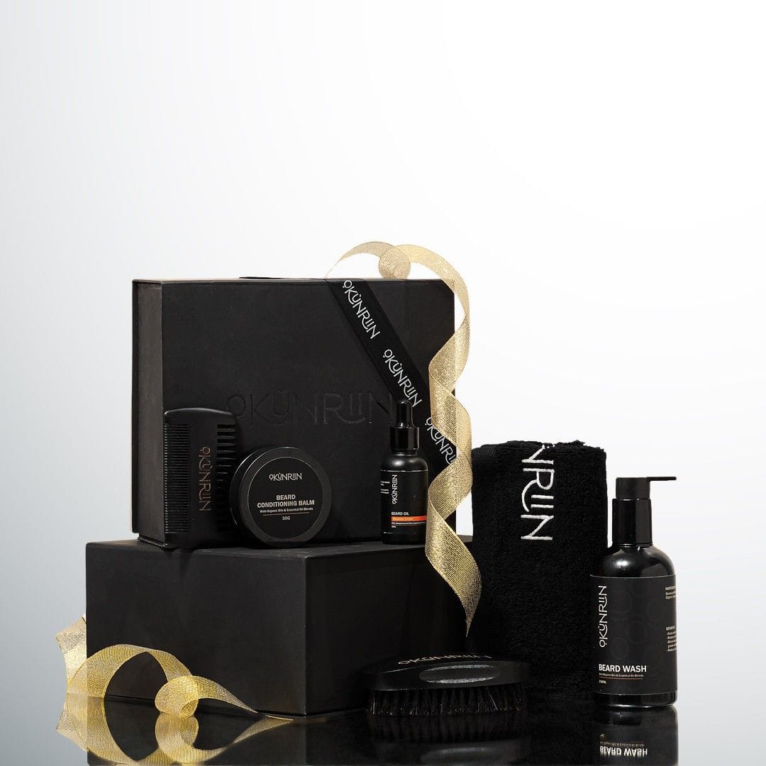 Beard Care Kit +a Beard Towel+ Gift Box