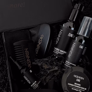 Well-Groomed Beard Care Kit in a Box + Beard softener