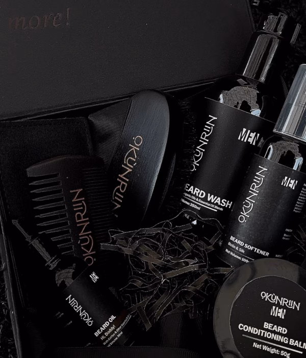 Well-Groomed Beard Care Kit in a Box + Beard softener